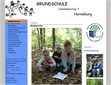 Tablet Screenshot of grundschule-horneburg.de